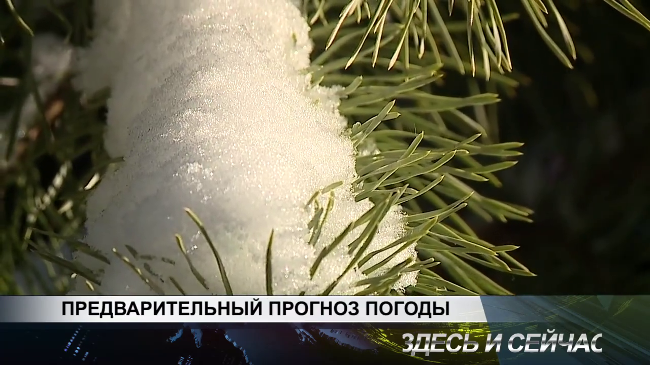 ПРЕДАРИТЕЛЬНЫЙ ПРОГНОЗ ПОГОДЫ